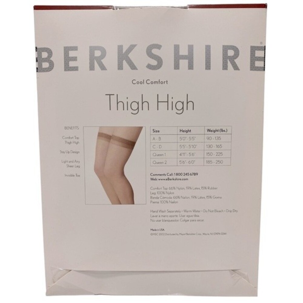 Berkshire All Day Sheer Thigh High With Invisible Toe - Picture 3 of 5